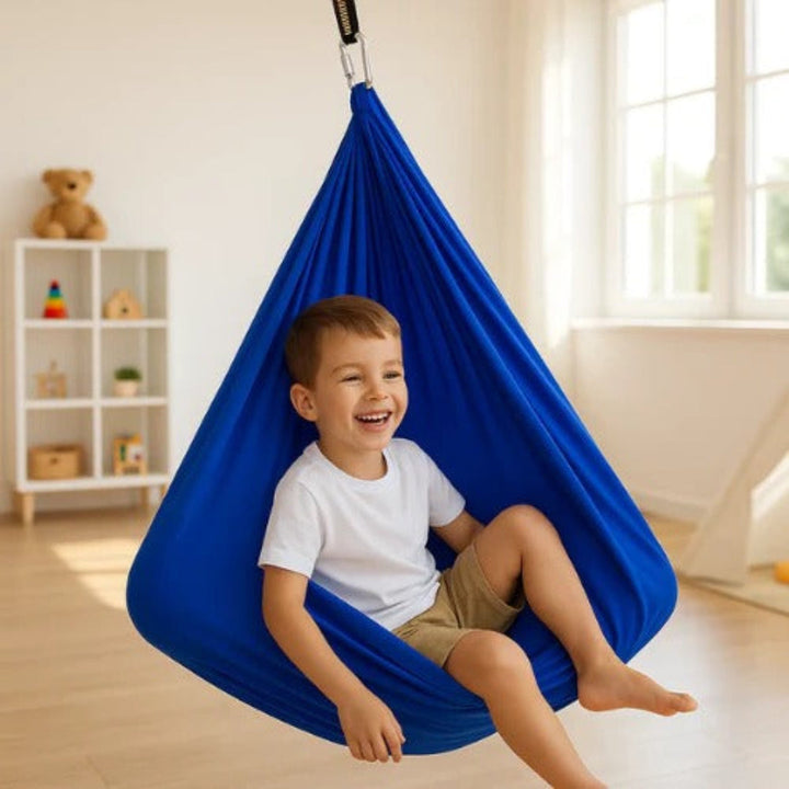CalmSwing | Sanseterapi til autisme - hængekøje til indendørs og udendørs brug