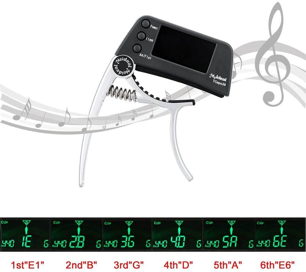 Kapodaster og stemmeapparat 2-i-1 – TuneGrip
