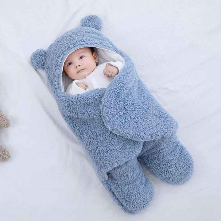 Blød babysovepose med indpakning - CosyCub