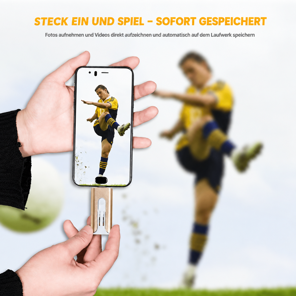 4-i-1 hukommelsesstik - ekstra lagerplads til din smartphone