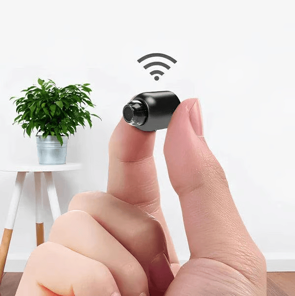 Mini 1080P HD WiFi-overvågningskamera – optager video og lyd.