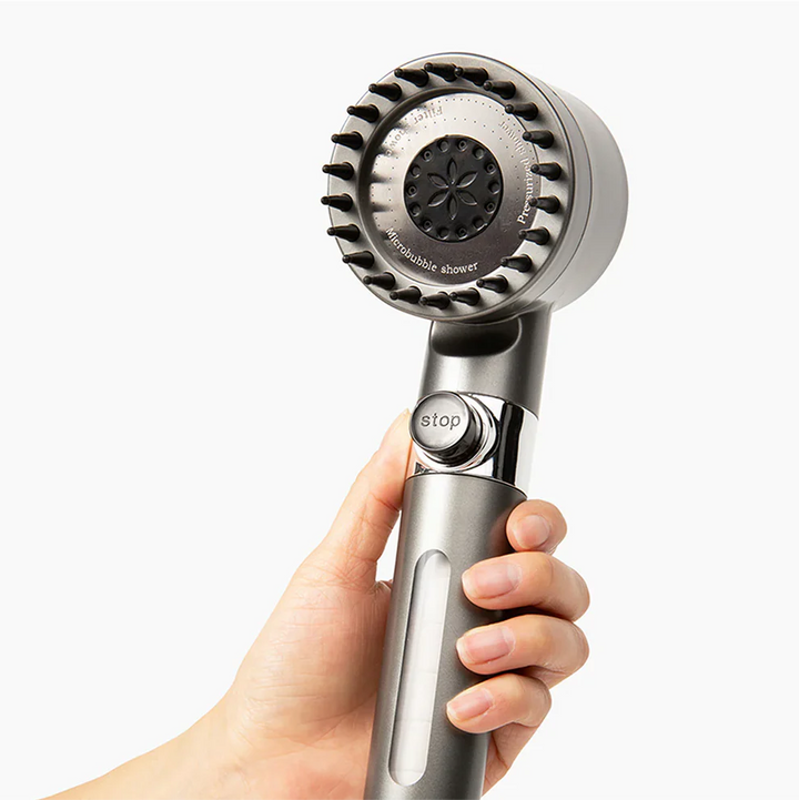 Filtreret brusehoved med 5 filtre