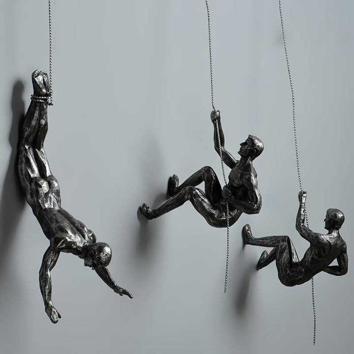 Vægskulptur Klatrer – PeakFigures