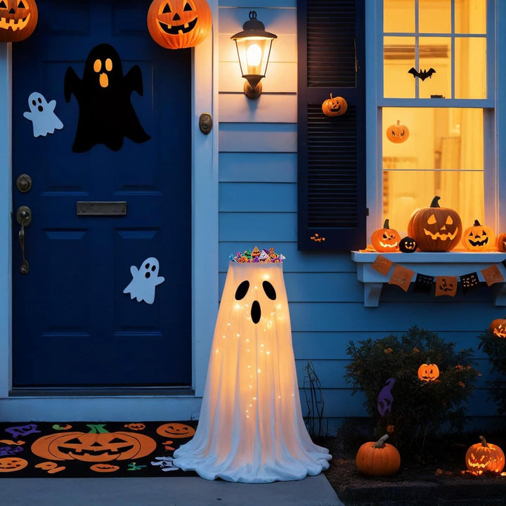 Halloween Spøgelse Slik Skål Stativ — billede 4
