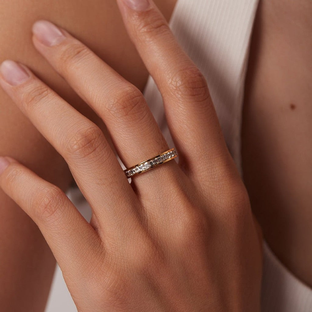 Alleria Strålande Ring i Guld — billede 2