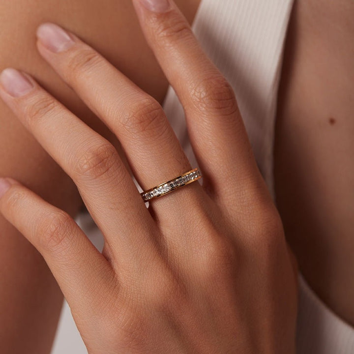 Alleria Strålande Ring i Guld — billede 2