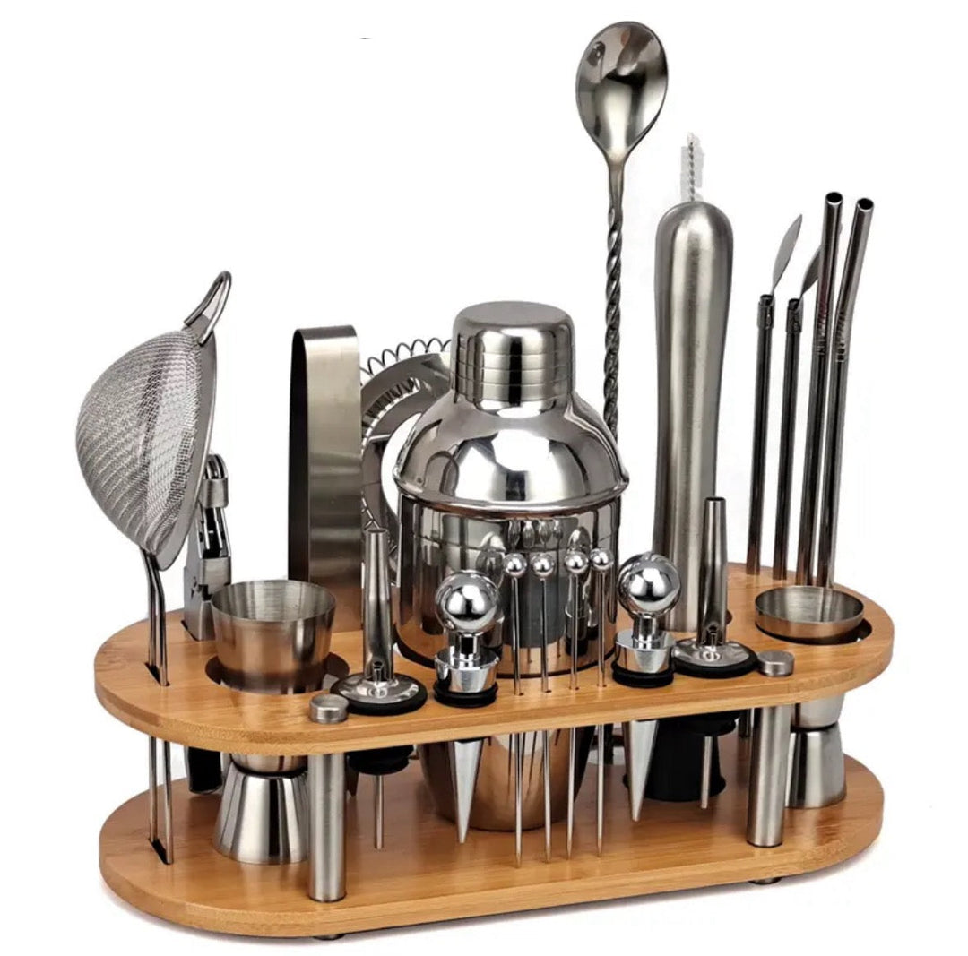 Professionelt bartenderset med 23 dele – ShakerPro