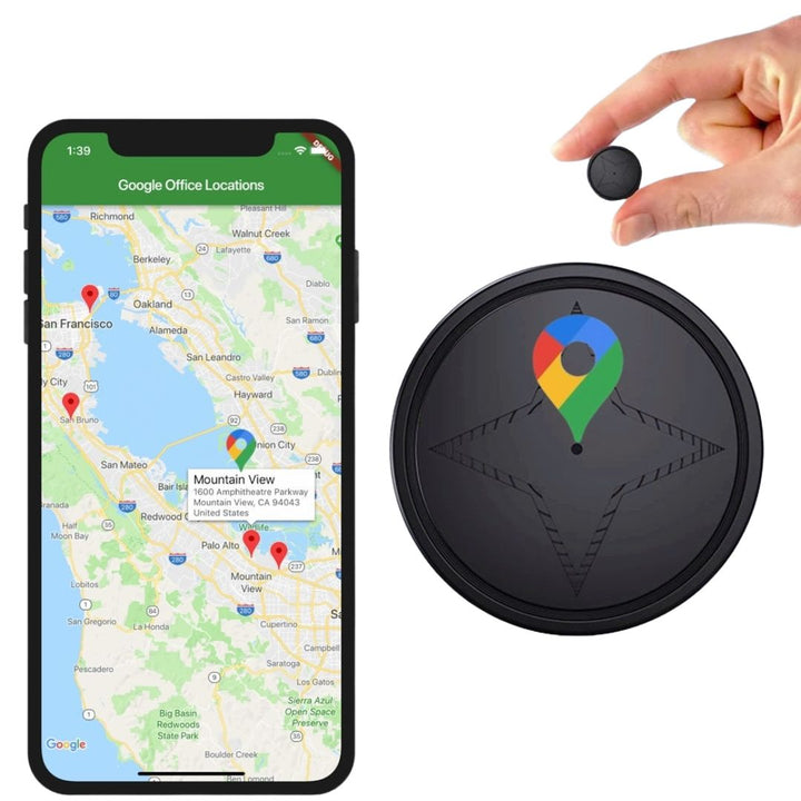 Magnetisk GPS Tracker - Sporing i Realtid - Sikker til Køretøjer
