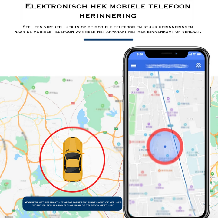 Magnetisk GPS Tracker - Sporing i Realtid - Sikker til Køretøjer