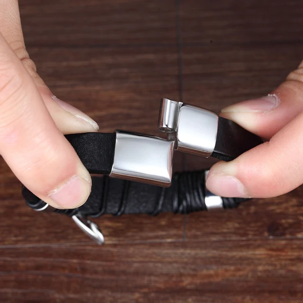 Infinity-armbånd | Læderarmbånd med knude