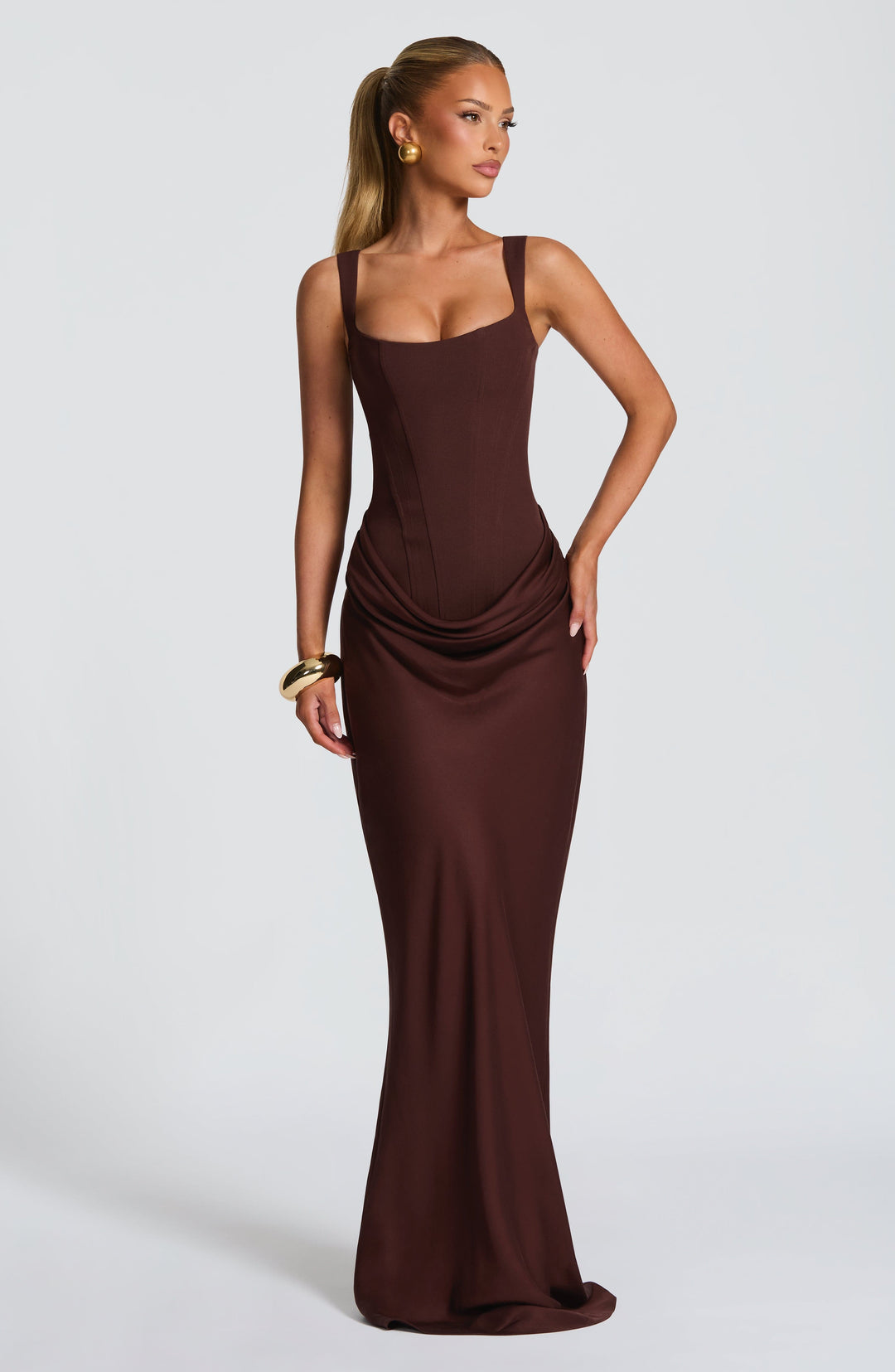Indy bodycon-maxikjole