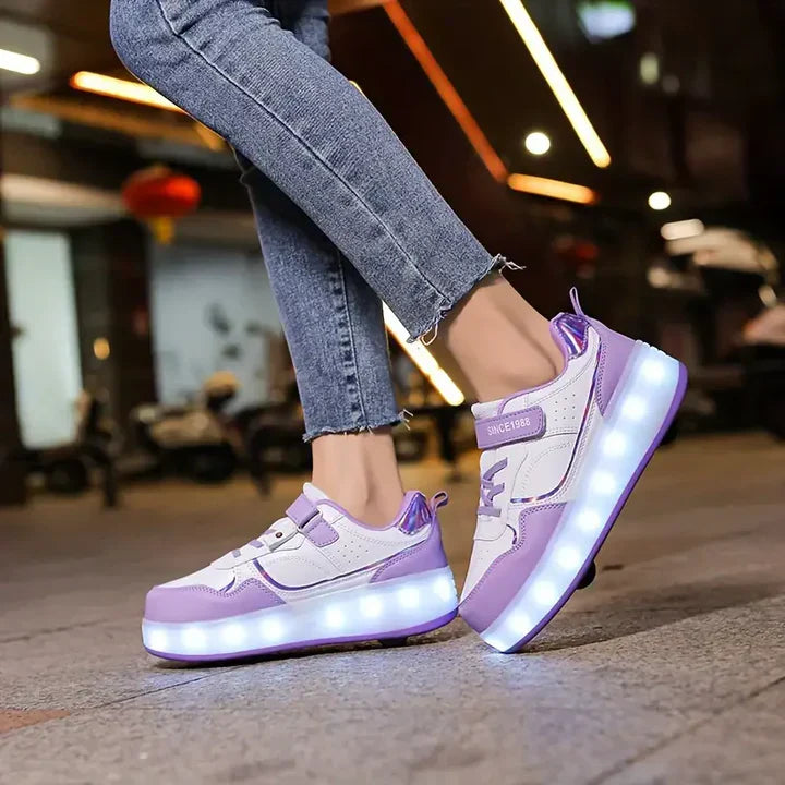 Kids' Light-Up Roller Sko