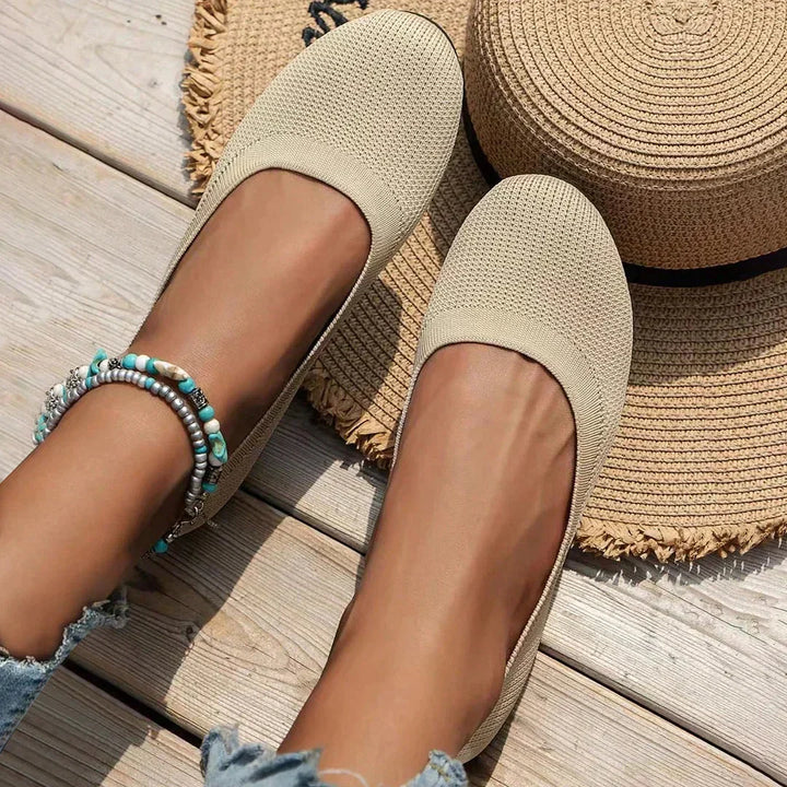 Eu's Åndbar Anti-Slip Sommer Ballerina Sko til Kvinder