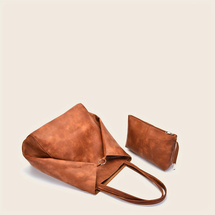 Elegant blød totetaske – praktisk og moderigtig