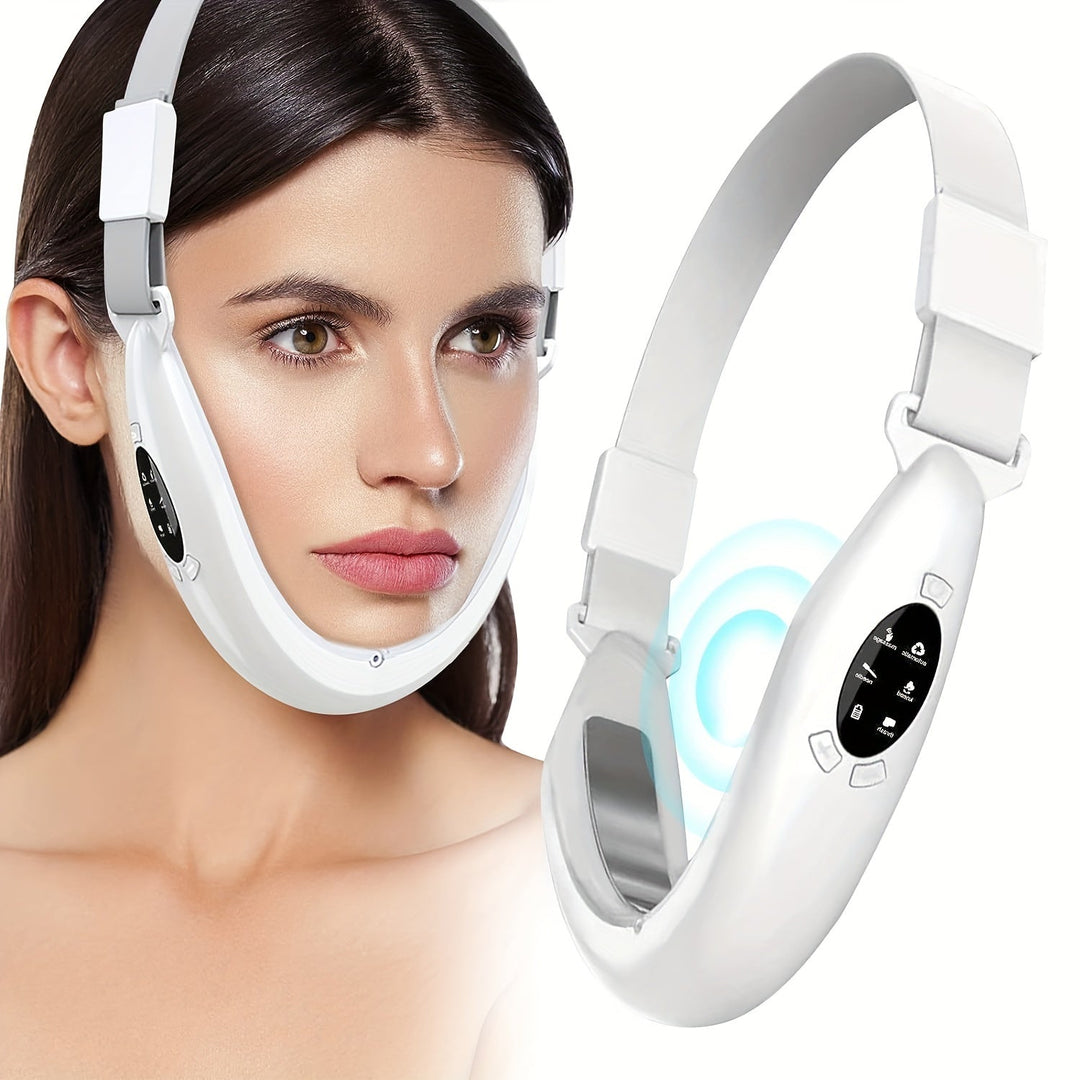 V-line ansigtsmassager – genopladelig og strammende til fastere konturer