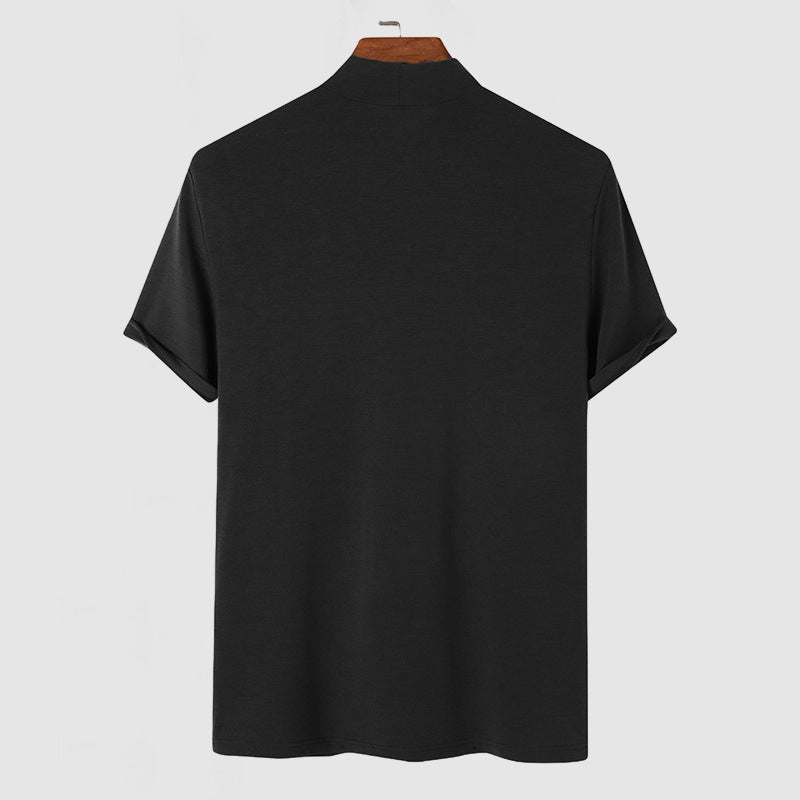 Stretch-T-shirt i bomuld til herrer – afslappet, til daglig brug og velegnet til alle årstider