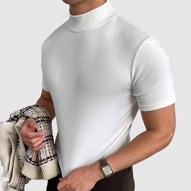Stretch-T-shirt i bomuld til herrer – afslappet, til daglig brug og velegnet til alle årstider