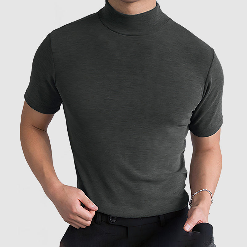 Stretch-T-shirt i bomuld til herrer – afslappet, til daglig brug og velegnet til alle årstider