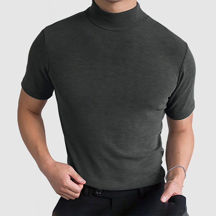 Stretch-T-shirt i bomuld til herrer – afslappet, til daglig brug og velegnet til alle årstider