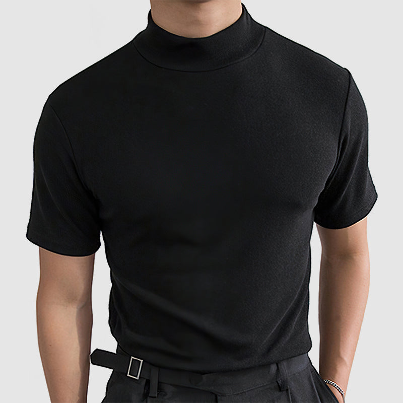 Stretch-T-shirt i bomuld til herrer – afslappet, til daglig brug og velegnet til alle årstider