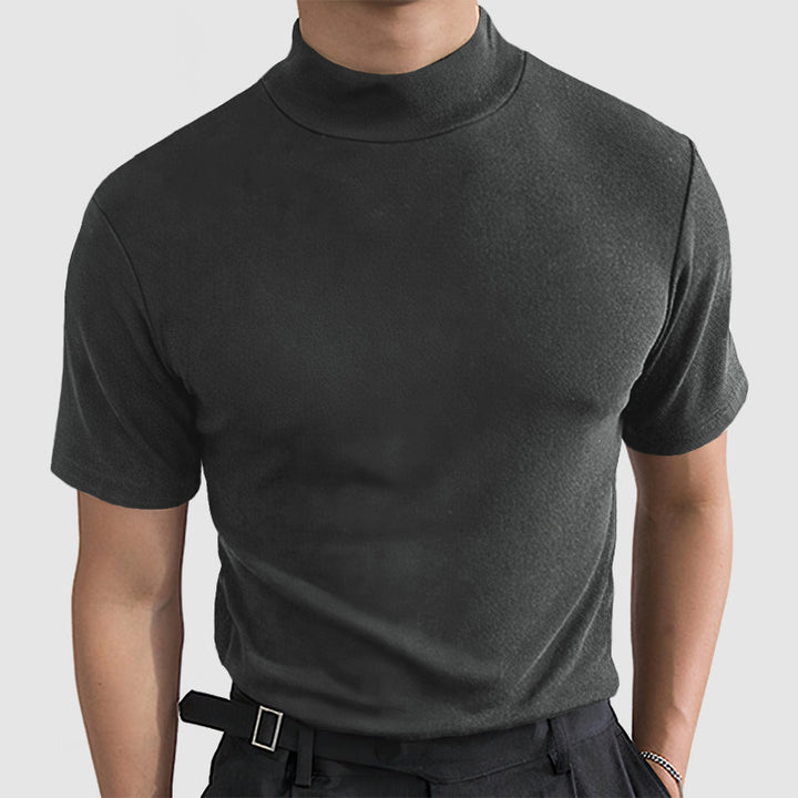 Stretch-T-shirt i bomuld til herrer – afslappet, til daglig brug og velegnet til alle årstider