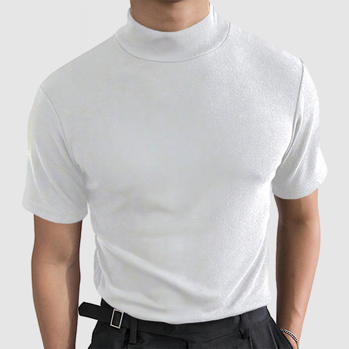 Stretch-T-shirt i bomuld til herrer – afslappet, til daglig brug og velegnet til alle årstider