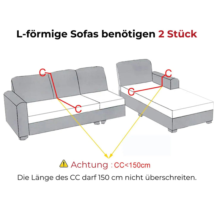SofaSnug - elastisk sofabetræk i fløjl, der sparer dig penge