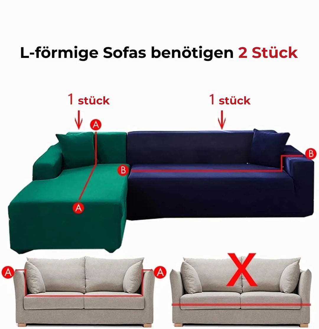 SofaSnug - elastisk sofabetræk i fløjl, der sparer dig penge
