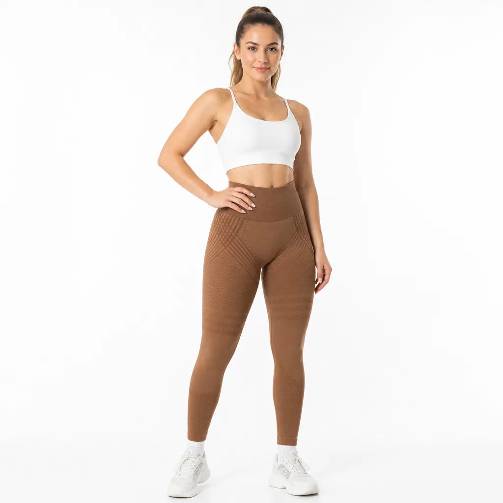 Curvay 3D Sculpt Leggings - cellulite-udglattende kompression