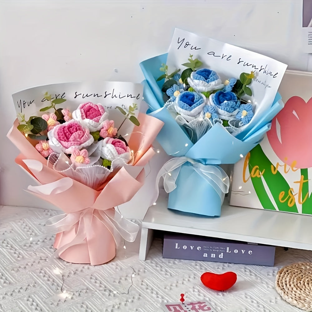 Håndlavet hæklet blomsterbuket – Den perfekte gave til mors dag