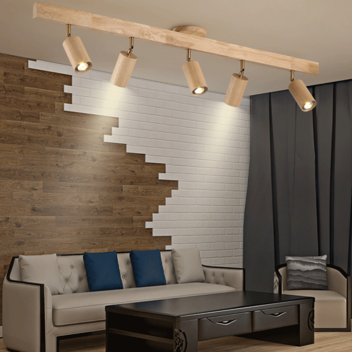 Justerbar loftsspot i træ – EcoLux