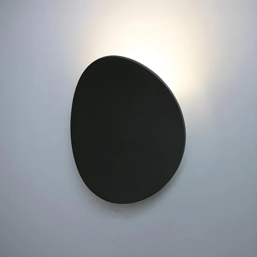 Disk væglampe i metal