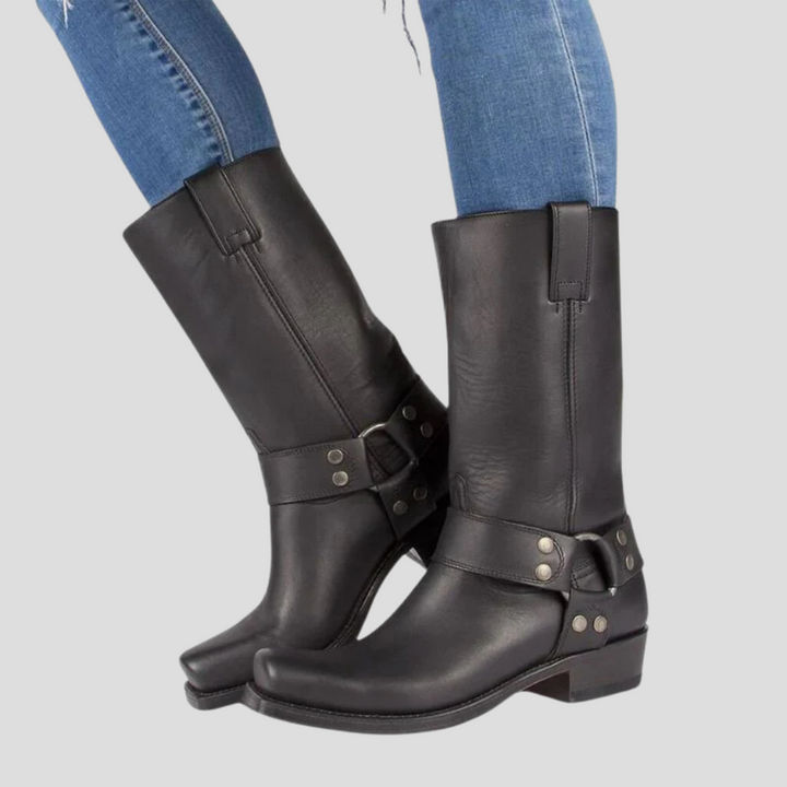Herre cowboystøvler i vintage-stil