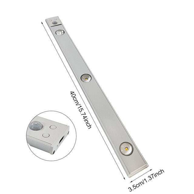 Trådløs LED-lampe | Bevægelsessensor | Energibesparende