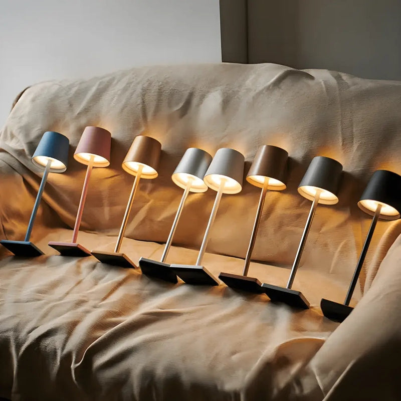 Trådløs genopladelig bordlampe - Elegant LED til indendørs og udendørs brug