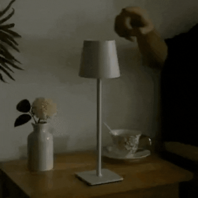 Trådløs genopladelig bordlampe - Elegant LED til indendørs og udendørs brug