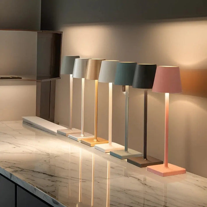 Trådløs genopladelig bordlampe - Elegant LED til indendørs og udendørs brug