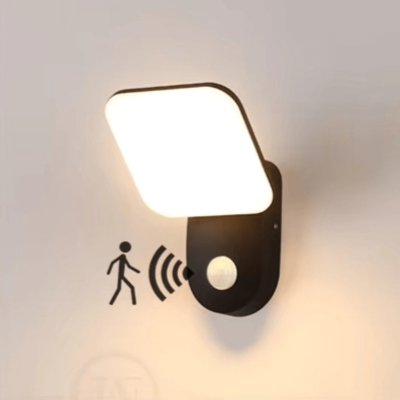 Intelligent LED-væglampe med bevægelsessensor