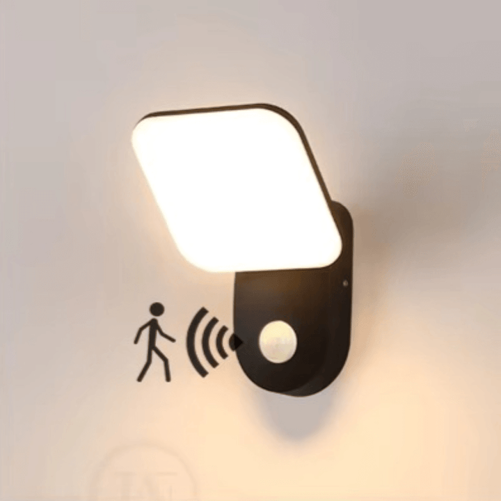 Intelligent LED-væglampe med bevægelsessensor