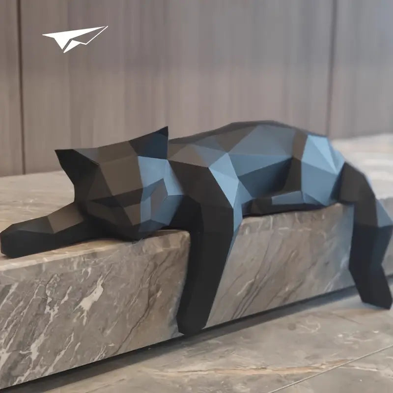 Moderne kattestatue