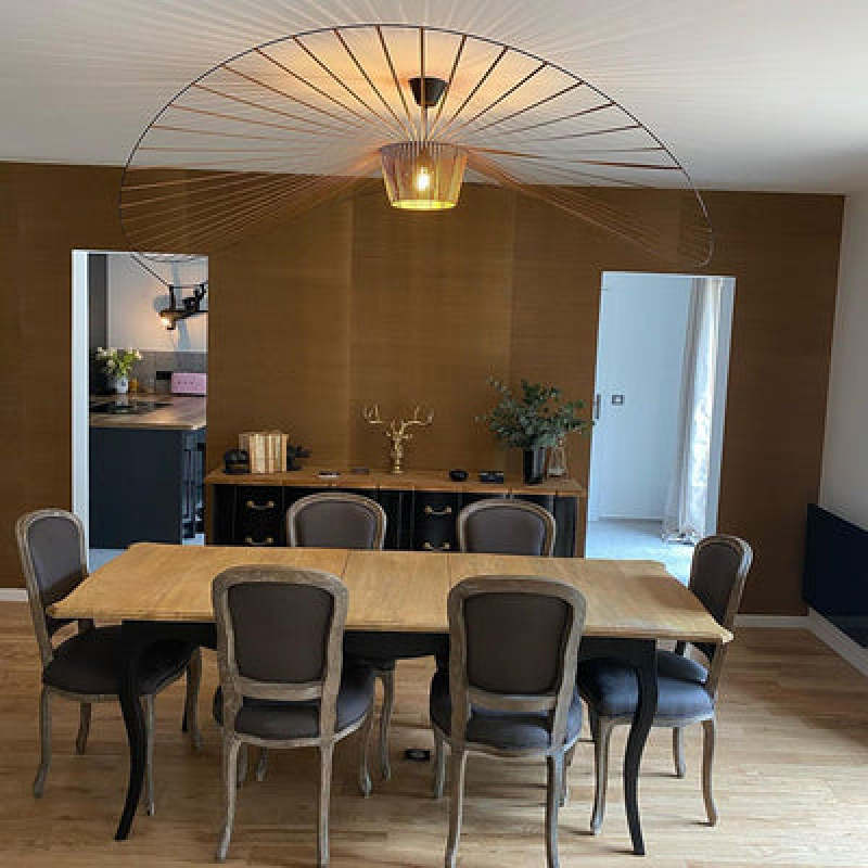 Ritta metallampe til soveværelse/stue, moderne LED