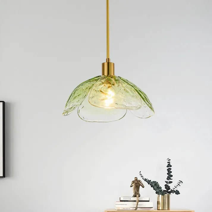 Hængelampe med blomsterblad - Elegant natlampe