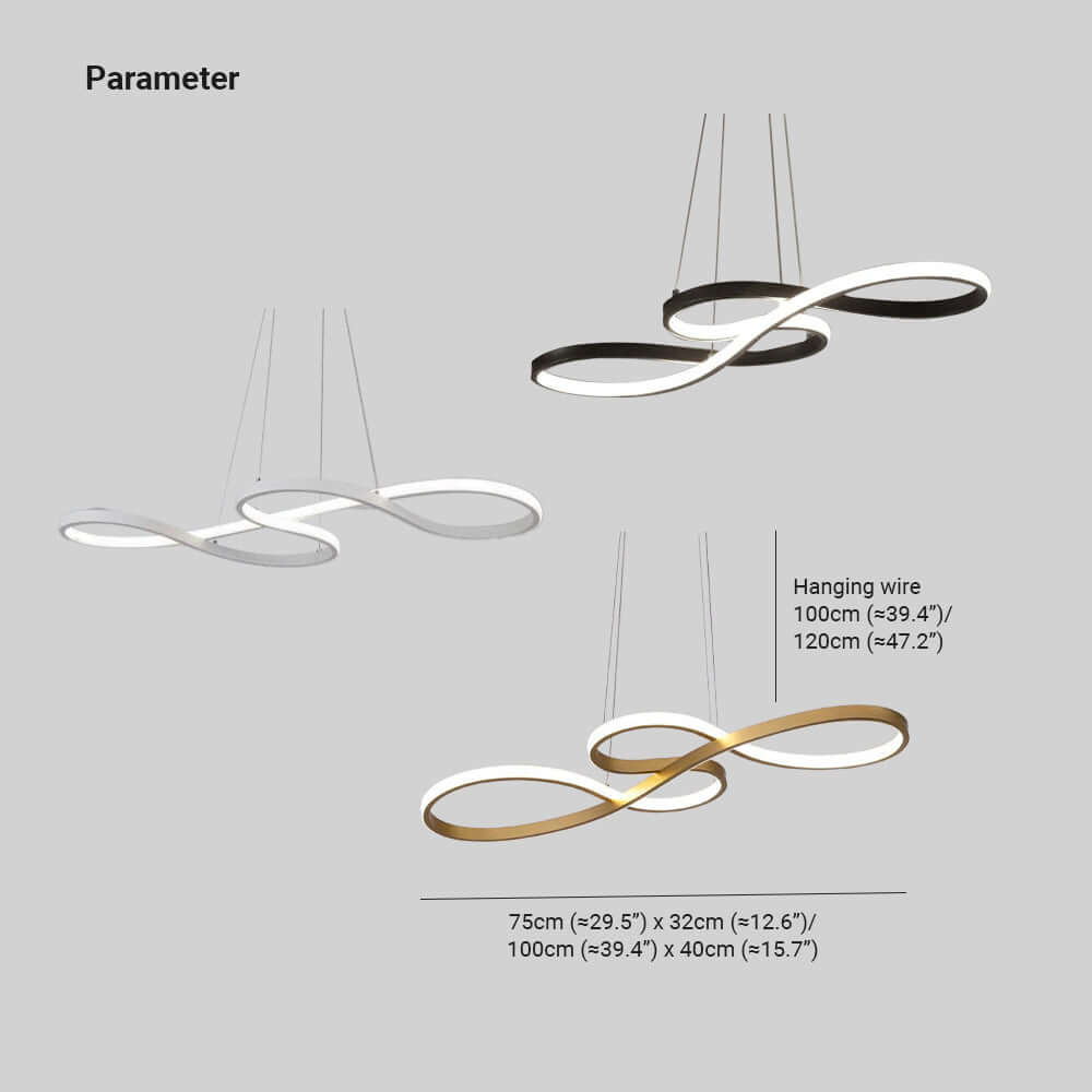 LED-pendellampe med nodeform - Moderne belysning