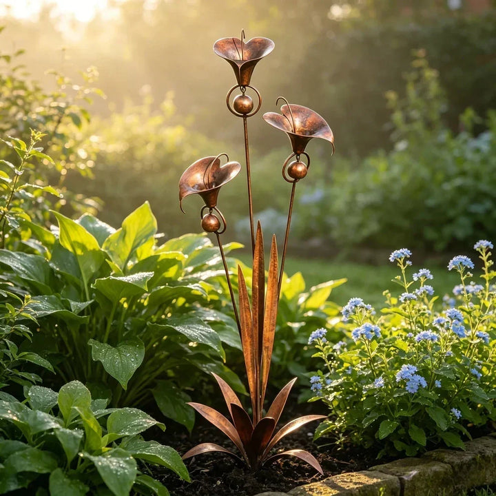 Havespyd med kobberblomster