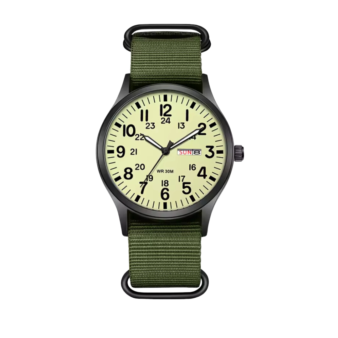 Outdoor herreur – vandtæt 100 m, ridsefast safirglas
