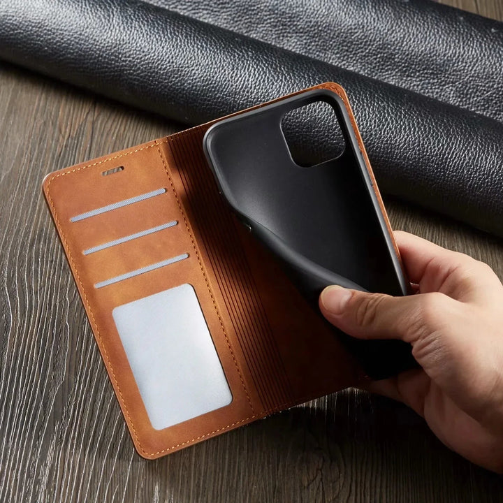 Luksuriøst magnetisk cover til iPhone med stærk beskyttelse