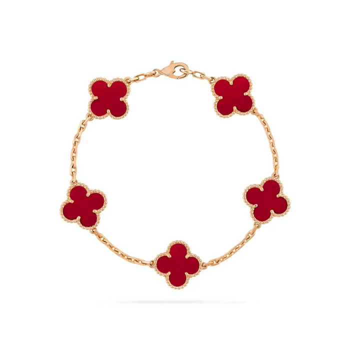 Armbånd Uld Charm Kløver - Elegant Tilbehør til Held