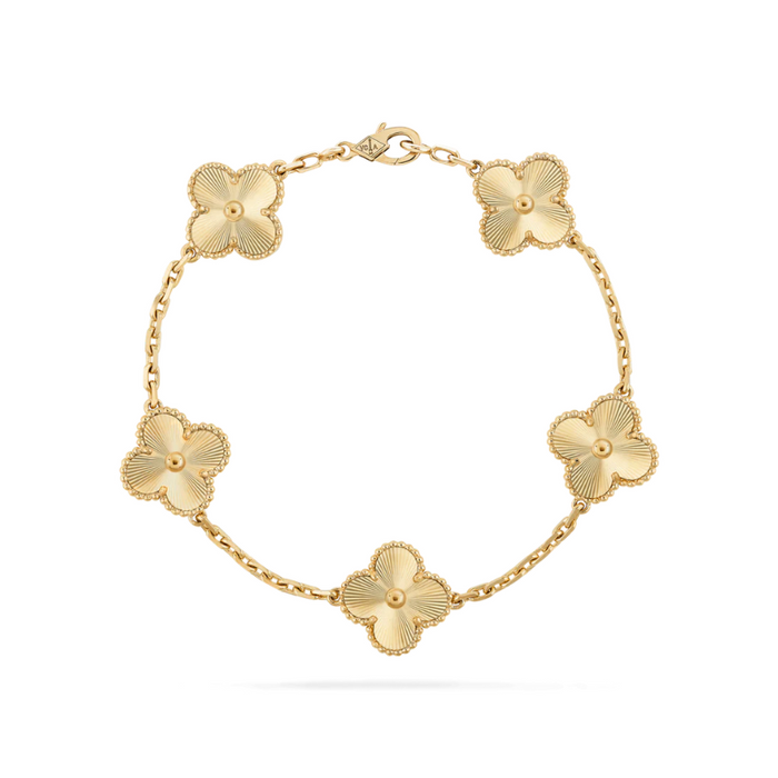 Armbånd Uld Charm Kløver - Elegant Tilbehør til Held