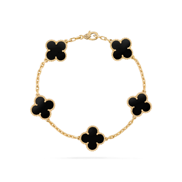 Armbånd Uld Charm Kløver - Elegant Tilbehør til Held