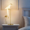 Elegant origami-fuglelampe – magnetfastgørelse